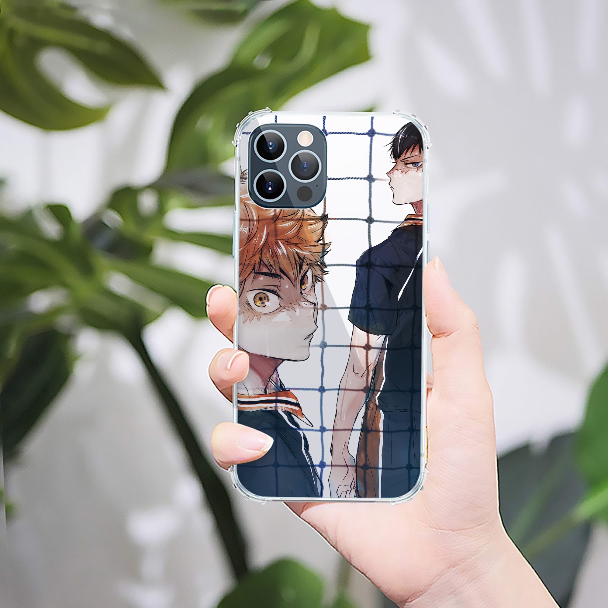 （画像用） ハイキュー!! Haikyu!! 【iPhone 12シリーズ対応】透明スマホケース（クリアソフトケース）